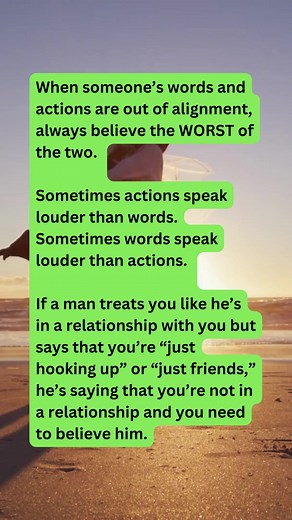 When someone’s words and actions are out of alignment #relationships #relationshipadvice #datingadviceforwomen #makehimloveyou | Matthew Coast