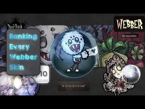 Ranking Every Skin for Webber in Don't Starve Together