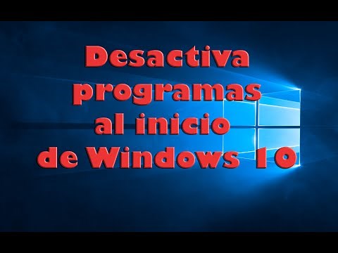 🔻 How to DEACTIVATE PROGRAMS at the START of Windows 10 🔻