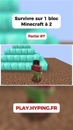 Survivre sur 1 SEUL BLOC sur Minecraft ! (Partie 7)