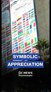 🇵🇸 PLO raises flags of countries recognized Palestine on Ramallah HQ