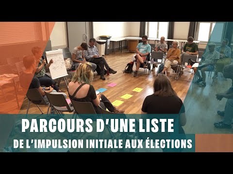 Parcours d'une liste, de l’impulsion initiale aux élections