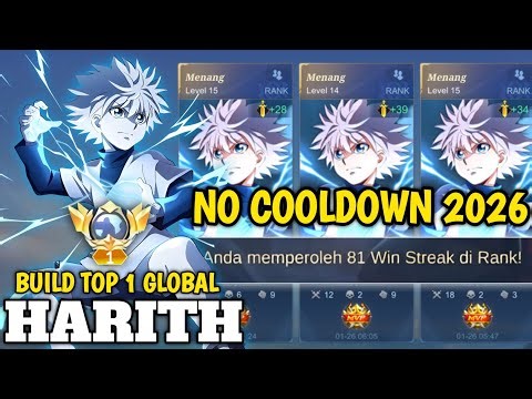 HARD GAME !! CARA FAST FARMING DAN NO COOLDOWN HARITH KETIKA TERTEKAN (AUTO COMEBACK) - MLBB