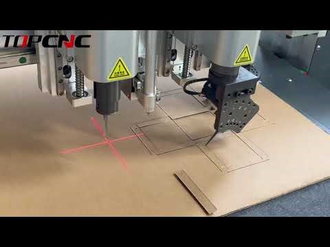 7 layers of corrugated paper Die Digital CNC Cutting Flatbed Cutters Plotter With Auto Feeding Table