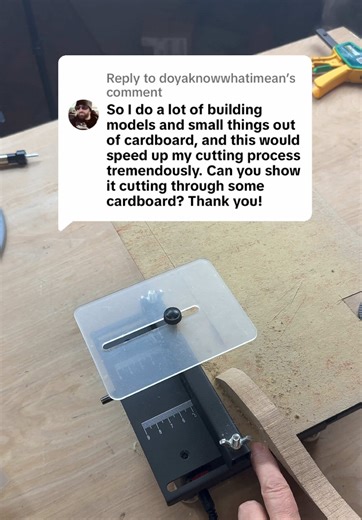 Using a Mini Table Saw for Cardboard Projects