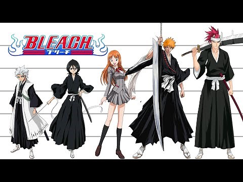 BLEACH | Characters Height Comparison