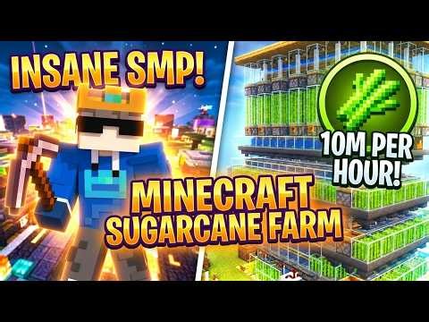 This Farm Produces INFINITE Sugar Cane 🔥 | Minecraft