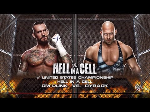 CM punk vs. Ryback WWE Hell in a Cell 2012 (2k15)