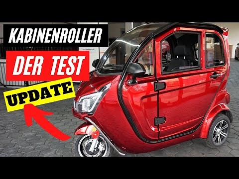 Cabin scooter test | The update | Electric scooter | Auto Center Duisburg | eLizzy Premium |