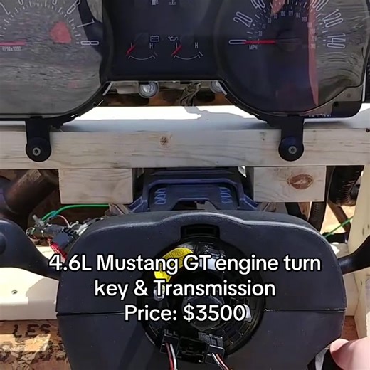 Need the most complete Ford engine package out there to complete that project you have? This 4.6L Mustang GT engine turn key with the trans is ready to roll with all the bells and whistles! Message us for more details on this one of a kind turn key package! #mustang #mustanggt #fordmustang #ford #engineswap