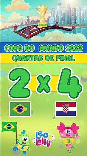 BRASIL X CROÁCIA | PLACAR DA COPA 2022 | COPA DO MUNDO COM LEO E LULLY