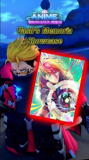 Vash's Memoria Showcase | Roblox | Anime Vanguards #roblox #animevanguards #showcase
