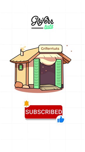 Hut Reveal Animation | Line Stroke Cabin Reveal with Chimney Smoke #motion #animation