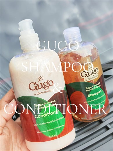 Gugo shampoo & conditioner perfect combination