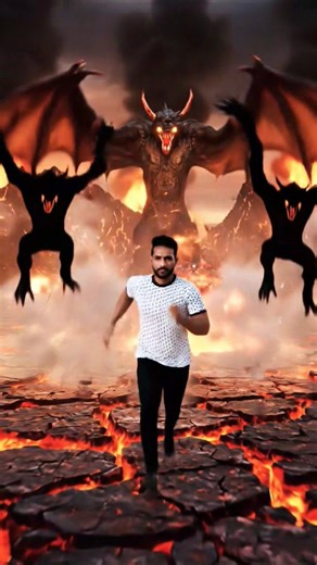 “Real Face vs Hell Monsters – Deadliest Running Scene Ever!”#RealFaceEdit #AIEdit #AIVideo