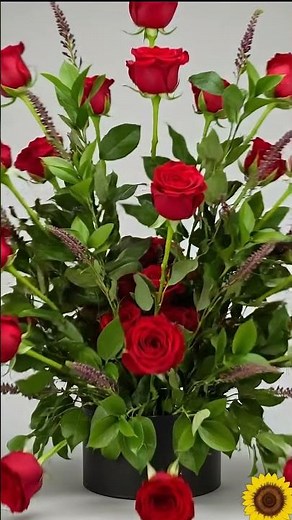 Hermoso arreglo de rosas #flores #arreglos