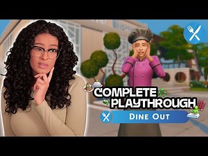 Dine Out Complete Playthrough | The Sims 4 (2025)