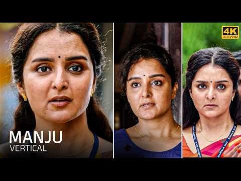 Manju Warrier | 4K Vertical Slo-Mo Biography & Acting Style