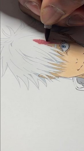 Drawing Satoru Gojo - Jujutsu Kaisen (呪術廻