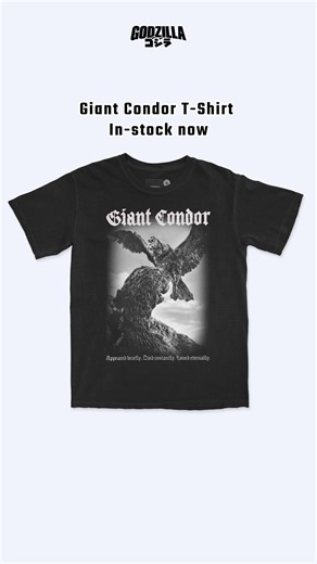 Godzilla Store US | We will never forget you, Giant Condor 🕊️ Honor the legend at the link in bio. | Instagram