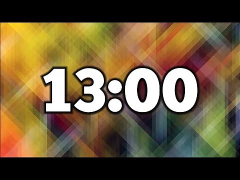 13 Minute Timer