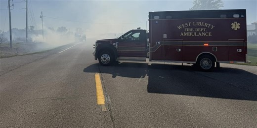 Highway 70 re-opens after fire