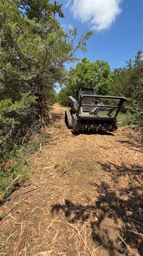 Throwback to chewing up cedar trees! Services include but not limited to forestry mulching, brush mowing, tree pulling, tree trimming, fence removal, grading, gravel driveway install/maintenance, and much more! ☎️ Call or text 402-714-0427 for a quote. | Samler Enterprises LLC