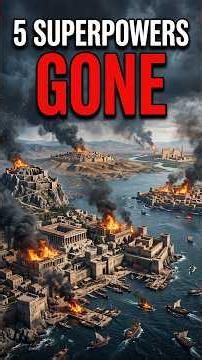 The Ancient Apocalypse That Erased 5 Superpowers in 50 Years #history #shorts #historyfacts