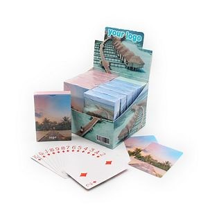 [Hot Item] Custom Print Paper Poker Playing Card Advertising Poker Cards Tourist Souvenir Playing Cards Custom Front and Back