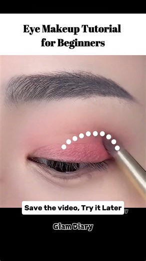 Pink Shimmer Eye Makeup Tutorial for Beginners | Easy Korean Eye Look with Cat Liner 2026 🌸✨#makeup