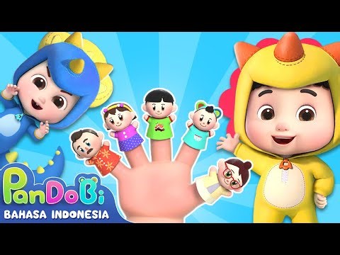 Lagu Keluarga Jari | Lagu Jari Ayah untuk Anak | The Finger Family | Super Pandobi Bahasa Indonesia