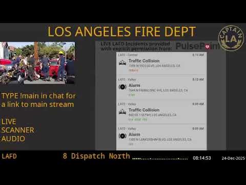 23-Dec-2025 // LAFD Los Angeles Fire Department SCANNER Radio ARCHIVE // FIRE & EMS // LA CAPTAIN