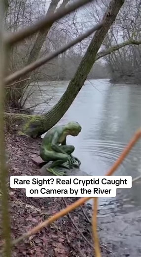 The footage, captured from behind winter brush to enhance the