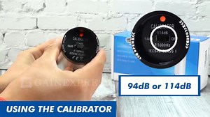Watch Sound Level Meter Acoustical Calibrator 94dB & 114dB Output Levels on Amazon Live