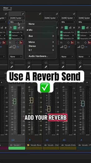 How To Use Reverb On Vocals (The Right Way) #Shorts