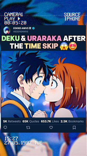 DEKU ET URARAKA APRÈS L'ÉCLIPSE TEMPORELLE | #myheroacademia #edit #amv #mha #bnha