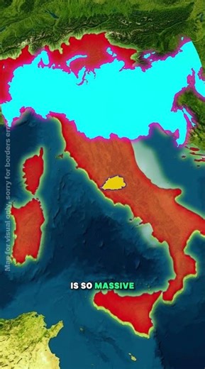 Smallest country in the world #vaticancity #italy #smallestcountry #fact #mapanimation