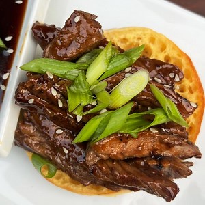 Take a stab at Korean style BBQ with Brioche Style Bays. Sweet!! | Bays English Muffins