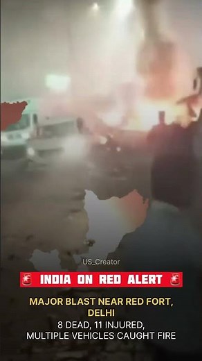 Delhi Red Fort Blast : Explosion In Car Near Red Fort In Delhi | Delhi News