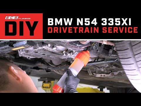 How To Perform a Drivetrain Service on a BMW N54 335xi | DIY