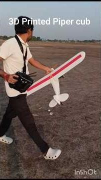3D Printed Piper cub RC plane DIY, #3dprinting #rcplane #3dprinter #diyrcplane #flying