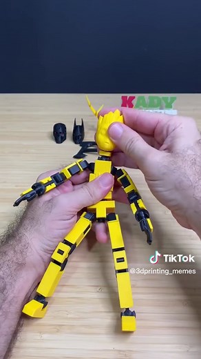 3D Printed Lucky 13 Jointed Figure Assembly | 3D Printing Showcase