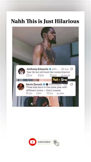 ​Kevin Durant Has NO CHILL 💀 | KD Exposes Anthony Edwards Meme#shorts#kevindurant #anthonyedwards