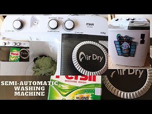 Laundry day,Mika 8kg Twin tub Semi-Automatic washing machine review