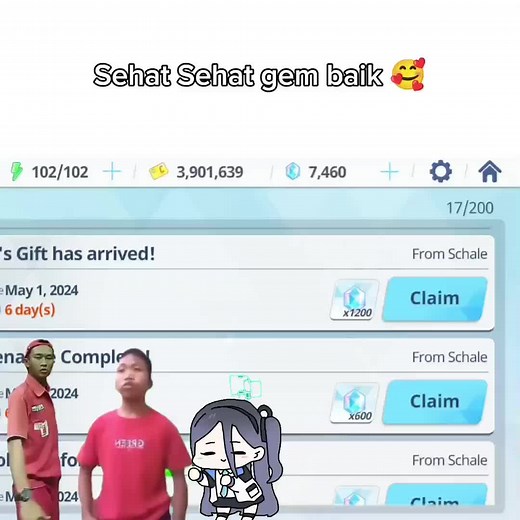 Cara Mendapatkan Item Gift di Blue Archive