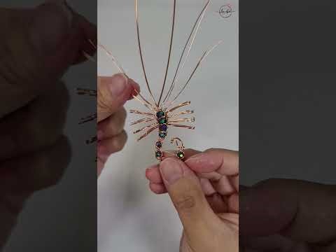 #shortsvideo | Cute Scorpion from wire and beads | 3D animals for Halloween | Scorpio zodiac