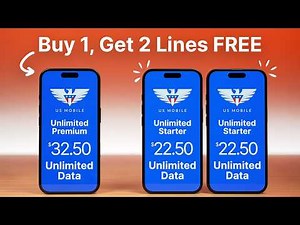 US Mobile Buy 1, Get 2 Lines Free Unlimited Plan Promo Explained! [Extended to 10/22!]