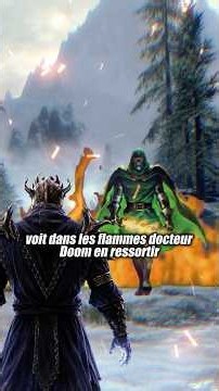 Dr Doom faisant face à Miraak dans Skyrim ?!