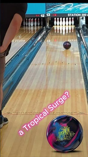 Storm Tropical Surge Black Blue Pink - A great smooth entry level ball! #stormnation #bowling