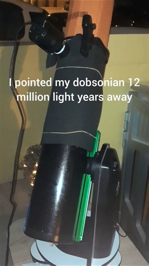 a Galaxy captured with a Dobsonian